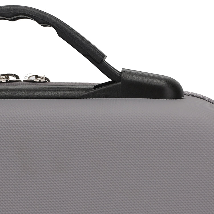 Diamond Texture Shockproof PU Portable Safety Protective Box Storage Bag for DJI Osmo Mobile 4(Grey) -  by PMC TechLife | Online Shopping South Africa | PMC TechLife | Buy Now Pay Later Mobicred