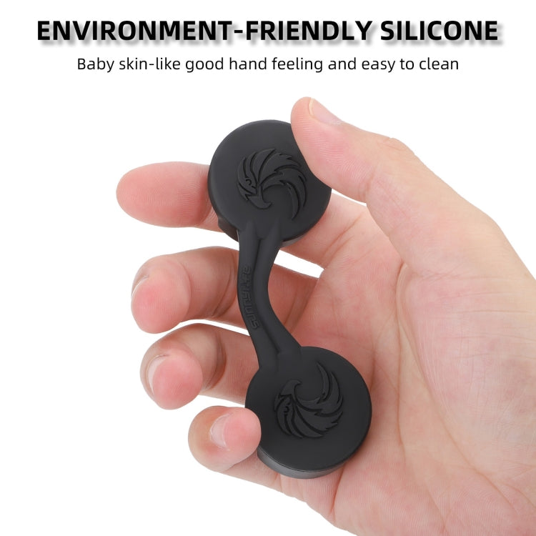 For DJI Goggles 2 / Goggles 3 Lens Cover Dust-proof VR Lens Silicone Case Soft Protector (Black) - Cases & Bags by Sunnylife | Online Shopping South Africa | PMC TechLife | Buy Now Pay Later Mobicred