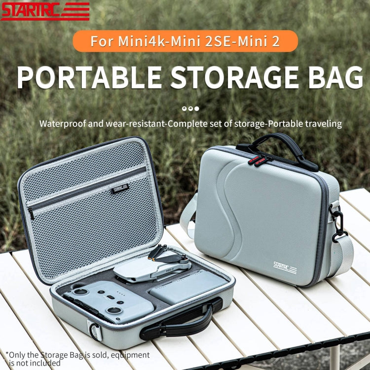 For Mini 4K / Mini 2 / Mini 2 SE STARTRC Waterproof Shoulder Storage Bag Handbag (Grey) - free shipping - PMC TechLife - Order now!
