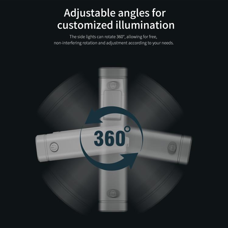 For DJI Mini 4 Pro STARTRC Night Navigation Searchlight LED Flashlight Rechargeable Refill Lighting Signal Light (Grey) - free shipping - PMC TechLife - Order now!