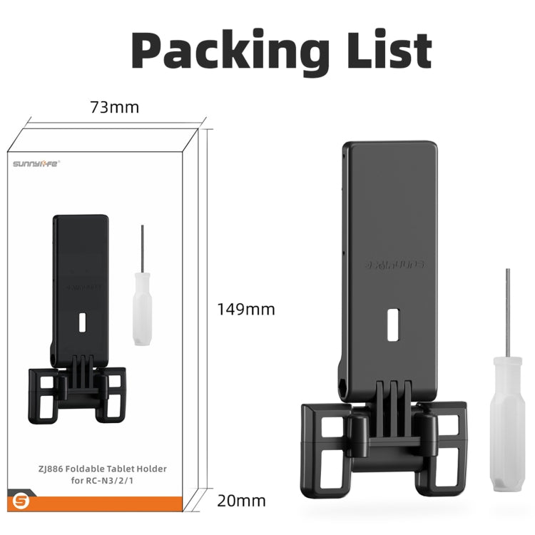 Sunnylife Remote Controller Tablet Holder Stand For DJI RC-N3 / RC-N2 / RC-N1 (Black) - free shipping - PMC TechLife - Order now!
