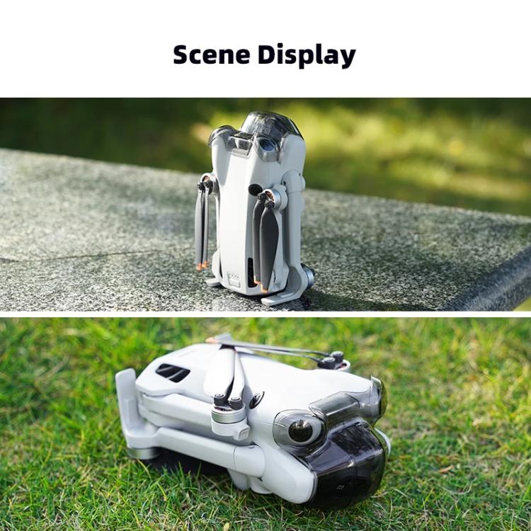 For DJI Mini 4 Pro BRDRC Lens Protective Cover Gimbal Cover (Transparent Black) - free shipping - PMC TechLife - Order now!