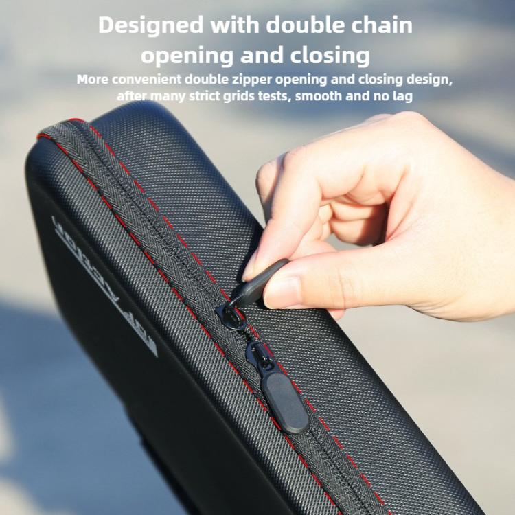 For DJI Osmo Action 5 Pro / 4 / 3 Hand Strap Shoulder Bag Camera and Accessories PU Storage Bag (Black) - free shipping - PMC TechLife - Order now!