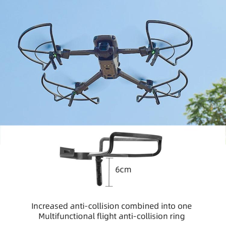 For DJI Mavic 3 / 3 Pro BRDRC Drone Propeller Protective Guard Anti-collision Ring (Grey) - free shipping - PMC TechLife - Order now!