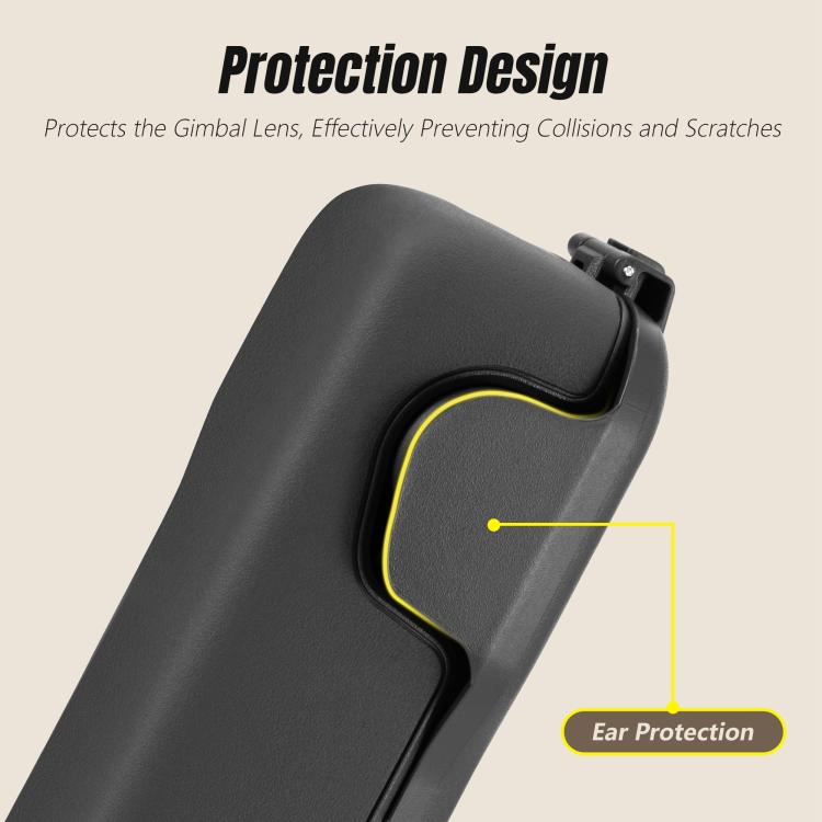 For DJI Osmo Pocket 3 STARTRC Short Type Protective Case Cover (Black) - free shipping - PMC TechLife - Order now!