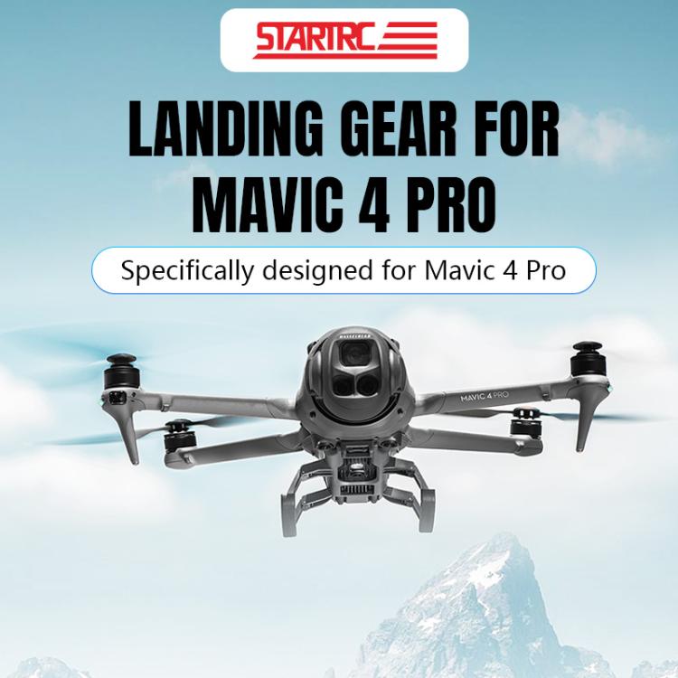 For DJI Mavic 4 Pro STARTRC Sled Anti-fall Anti-dirt Heightened Landing Gear Training Rack (Grey) - free shipping - PMC TechLife - Order now!