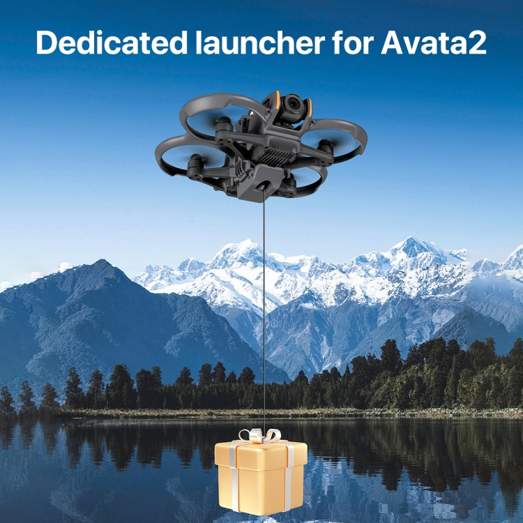 For DJI Avata 2 STARTRC Air-Dropping System Thrower Parabolic (Dark Gray) - free shipping - PMC TechLife - Order now!