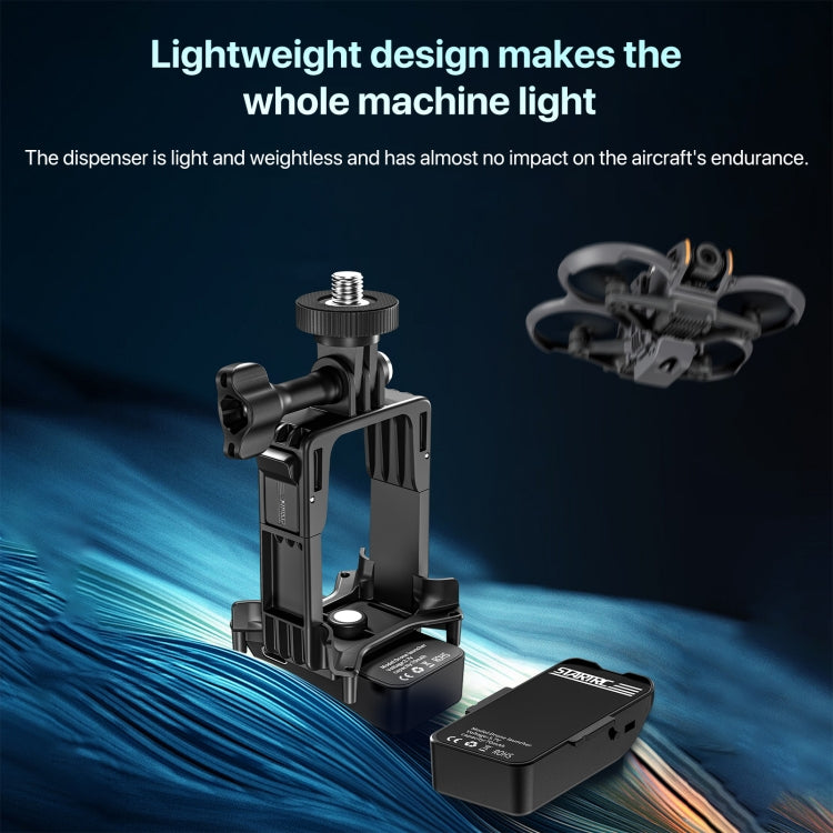 For DJI Avata 2 STARTRC Air-Dropping System Thrower Parabolic (Dark Gray) - free shipping - PMC TechLife - Order now!