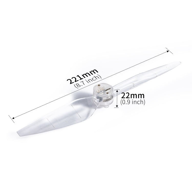 For DJI Air 3 STARTRC 2 Pairs Color LED Flash Lamp Low Noise Propellers (Transparent) - free shipping - PMC TechLife - Order now!