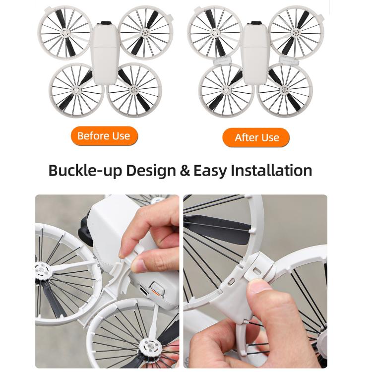 For DJI Flip Sunnylife Anti-shake Arm Buckle Fixing Integrated Buckle Quick Release Anti-Collision Buckle (Grey) - free shipping - PMC TechLife - Order now!