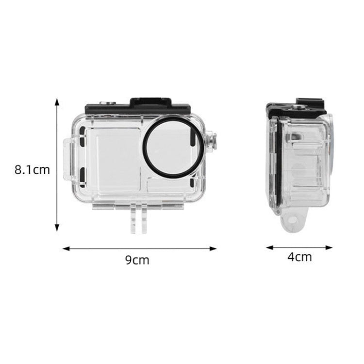 For DJI Osmo Action 5 Pro / 3 / 4 60m Underwater Waterproof Housing Diving Case (Transparent) - free shipping - PMC TechLife - Order now!