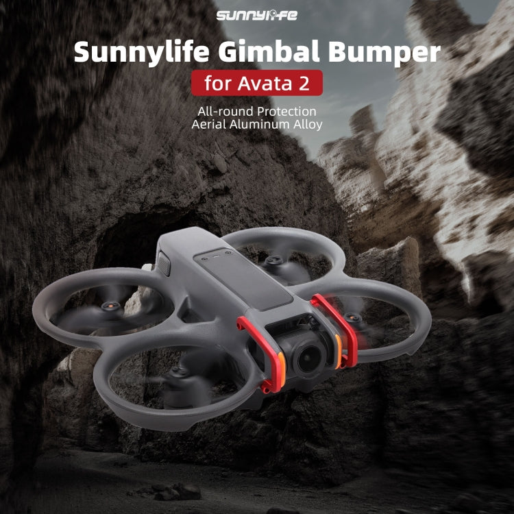 For DJI Avata 2 Sunnylife Gimbal Aluminum Anti-collision Bumper (Red) - Other by Sunnylife | Online Shopping South Africa | PMC TechLife | Buy Now Pay Later Mobicred