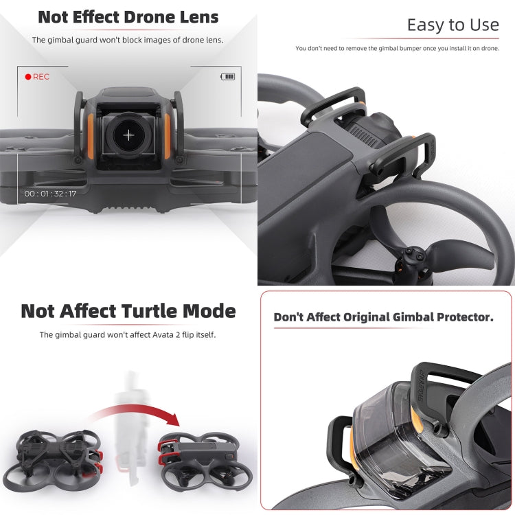 For DJI Avata 2 Sunnylife Gimbal Aluminum Anti-collision Bumper (Red) - Other by Sunnylife | Online Shopping South Africa | PMC TechLife | Buy Now Pay Later Mobicred