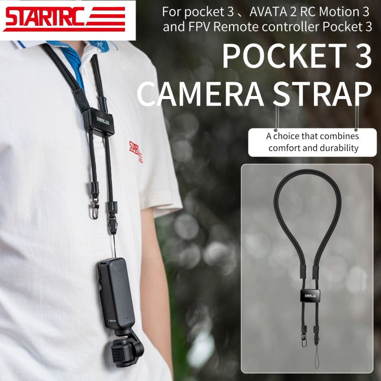 For DJI Pocket 3 STARTRC Anti-Lost Necklace Lanyard Rope (Black) - Others by STARTRC | Online Shopping South Africa | PMC TechLife | Buy Now Pay Later Mobicred