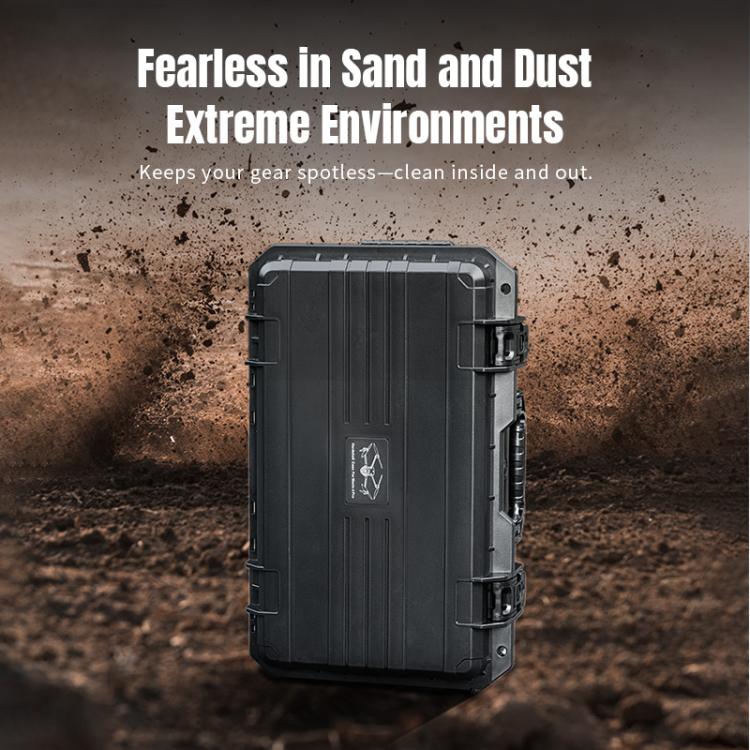 Portable Box Sealed Waterproof Trolley Suitcase For DJI Mavic 4 Pro / Mavic 3 / Air 3 (Black) - free shipping - PMC TechLife - Order now!