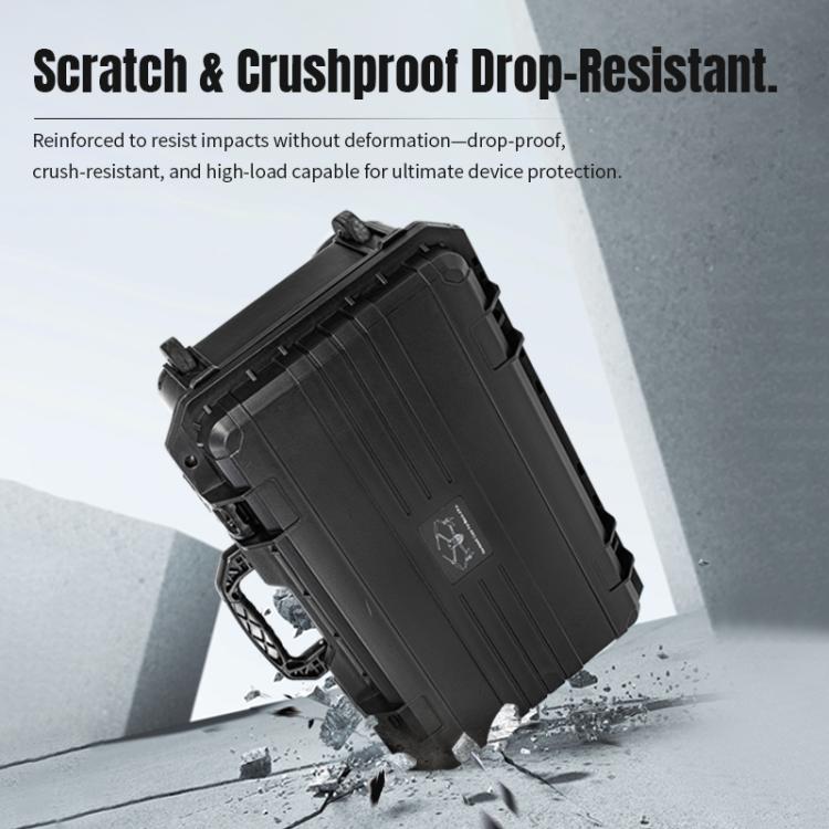 Portable Box Sealed Waterproof Trolley Suitcase For DJI Mavic 4 Pro / Mavic 3 / Air 3 (Black) - free shipping - PMC TechLife - Order now!