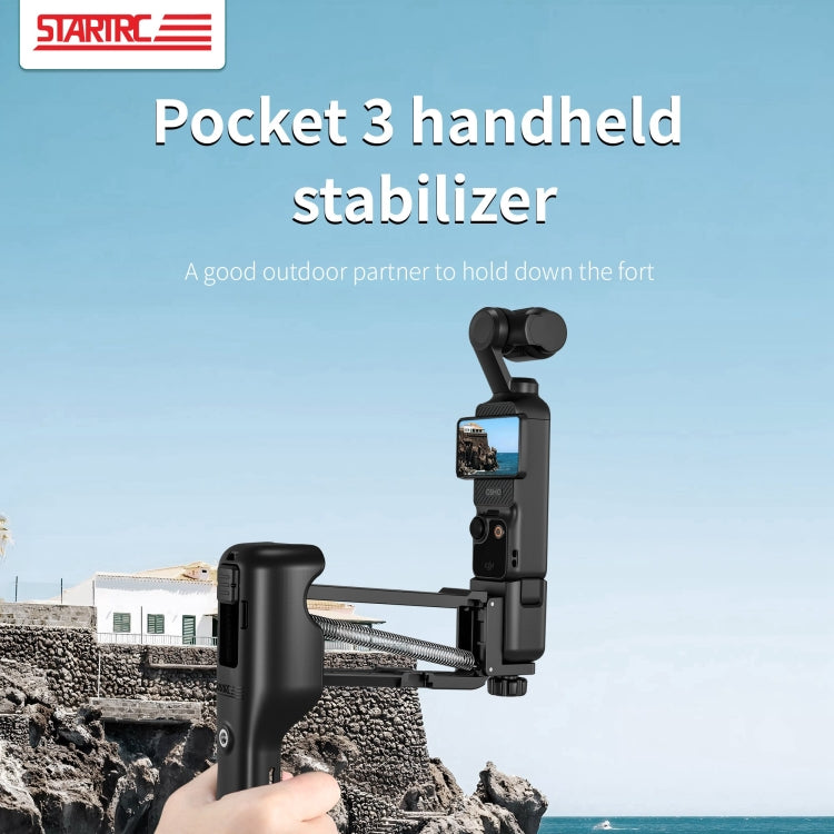 For DJI OSMO Pocket 2 STARTRC Shock Absorbing Step Reducer Carrying Case Storage Bag Box (Black) - Case & Bags by STARTRC | Online Shopping South Africa | PMC TechLife | Buy Now Pay Later Mobicred