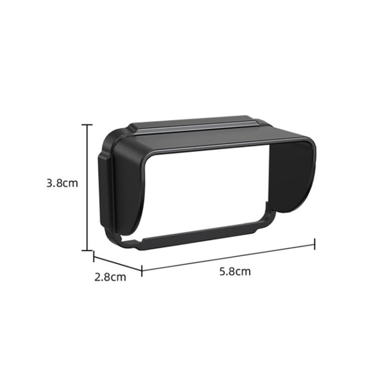 For DJI Osmo Pocket 3 BRDRC Sunshade Hood Screen Shade (Black) - free shipping - PMC TechLife - Order now!