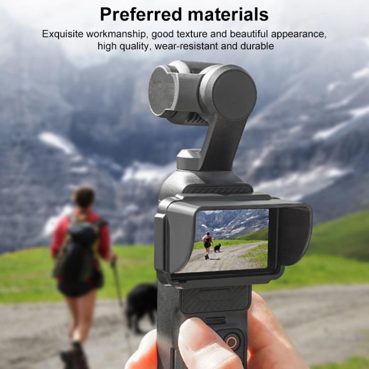 For DJI Osmo Pocket 3 BRDRC Sunshade Hood Screen Shade (Black) - free shipping - PMC TechLife - Order now!