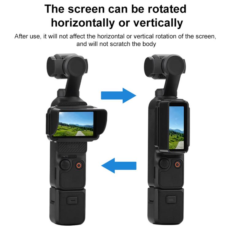 For DJI Osmo Pocket 3 BRDRC Sunshade Hood Screen Shade (Black) - free shipping - PMC TechLife - Order now!