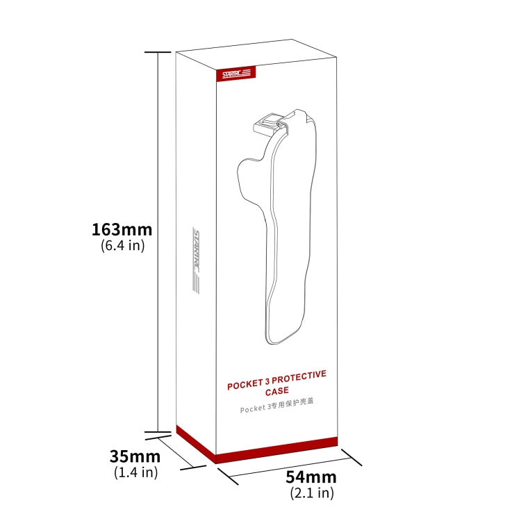 For DJI Osmo Pocket 3 STARTRC Storage Box Protective Case with Lanyard (Black) - free shipping - PMC TechLife - Order now!