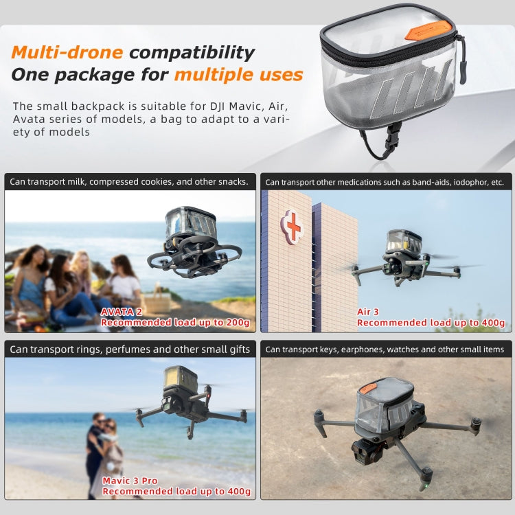 STARTRC Backpack Back-hanging Small Bag For DJI Avata / Air Series / Mavic Series (Grey) - free shipping - PMC TechLife - Order now!