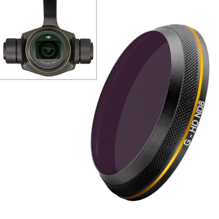 PGYTECH X4S-HD ND8 Gold-edge Lens Filter for DJI Inspire 2 / X4S Gimbal Camera Drone Accessories - free shipping - PMC TechLife - Order now!
