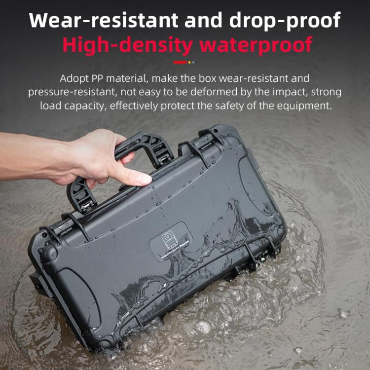 For DJI Osmo 360 STARTRC Waterproof EVA ABS Dual-layer Suitcase Storage Box (Black) - free shipping - PMC TechLife - Order now!