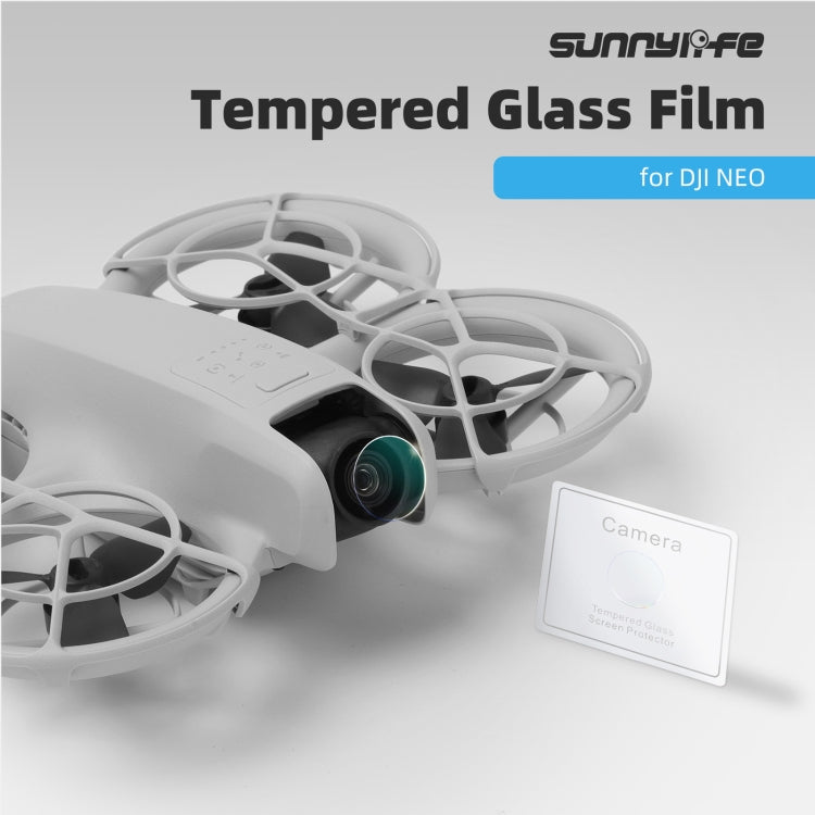 For DJI Neo Sunnylife 2pcs Tempered Glass Drone Lens Film (Transparent) - free shipping - PMC TechLife - Order now!