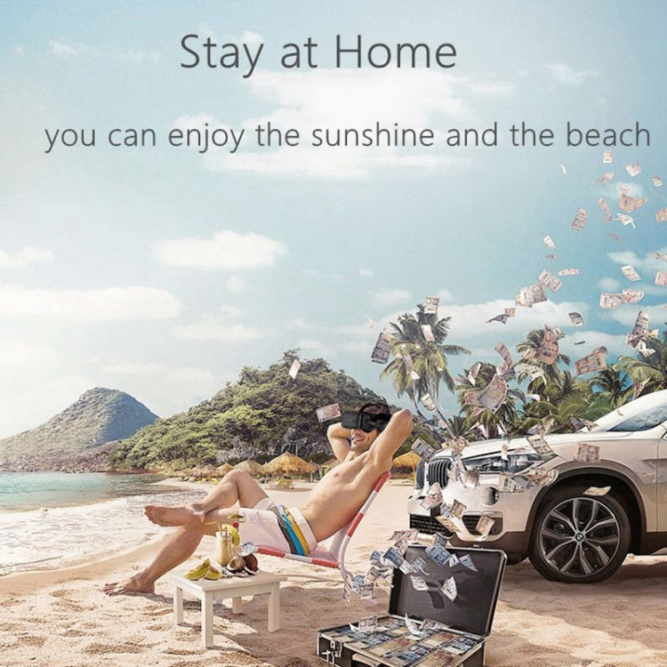 VR SHINECON G04E Virtual Reality 3D Video Glasses Suitable for 3.5 inch - 6.0 inch Smartphone with HiFi Headset (Black) - VR Headset by PMC TechLife | Online Shopping South Africa | PMC TechLife