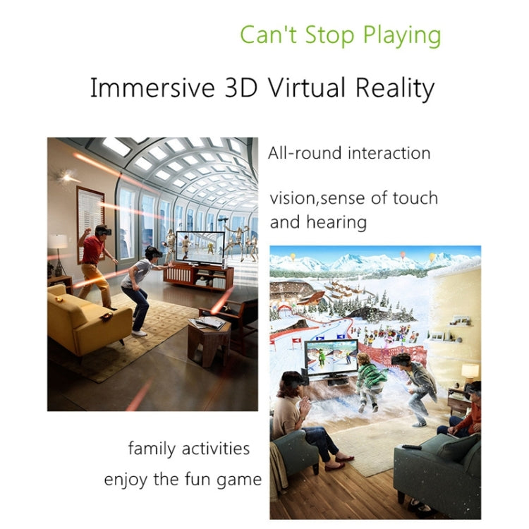 VR SHINECON G04E Virtual Reality 3D Video Glasses Suitable for 3.5 inch - 6.0 inch Smartphone with HiFi Headset (Black) - VR Headset by PMC TechLife | Online Shopping South Africa | PMC TechLife