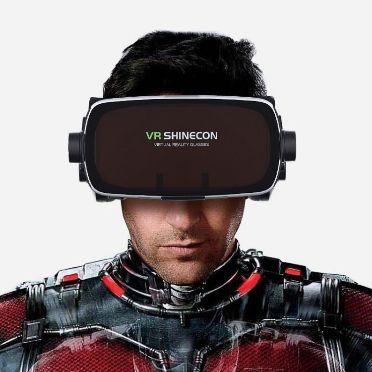 VR SHINECON G07E Virtual Reality 3D Video Glasses Suitable for 4.0 inch - 6.3 inch Smartphone(Grey) - VR Headset by PMC TechLife | Online Shopping South Africa | PMC TechLife