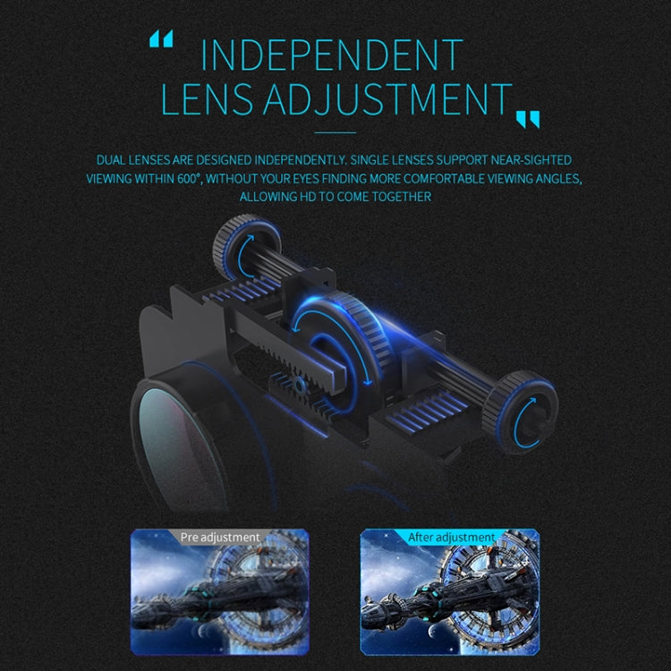 VR SHINECON G06E Virtual Reality 3D Video Glasses Suitable for 4.7 inch - 6.1 inch Smartphone with Headset (White) - VR Headset by PMC TechLife | Online Shopping South Africa | PMC TechLife