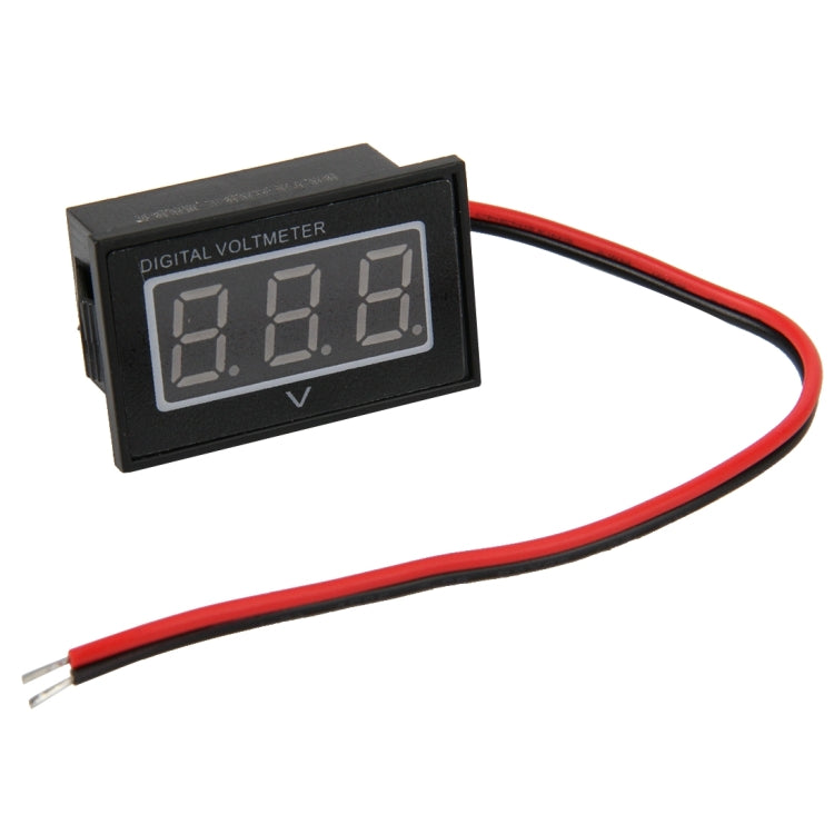 V40D 2 Wires Red Light Display Mini Waterproof IPX4 Digital Voltage Meter, Measure Voltage: DC 15-120V - Current & Voltage Tester by PMC TechLife | Online Shopping South Africa | PMC TechLife | Buy Now Pay Later Mobicred