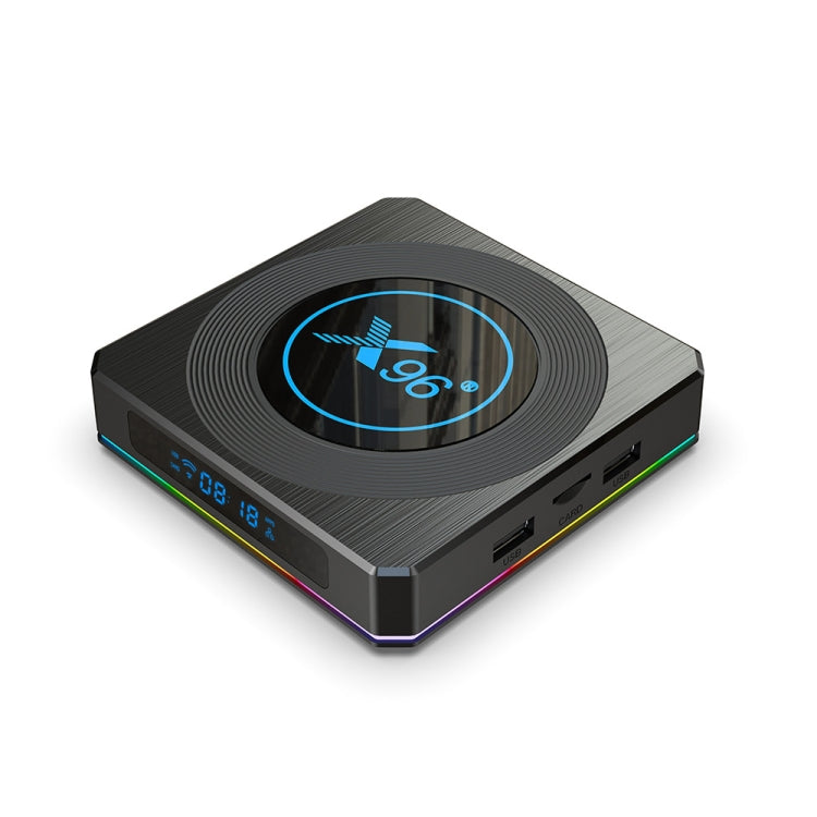 X96 X4 8K Smart TV BOX Android 11.0 Media Player with Remote Control, Amlogic S905X4 Quad Core ARM Cortex A55, RAM: 4GB, ROM: 32GB, Support 1000M, Dual Band WiFi, Bluetooth, AU Plug - Amlogic S905 by PMC TechLife | Online Shopping South Africa | PMC TechLife | Buy Now Pay Later Mobicred