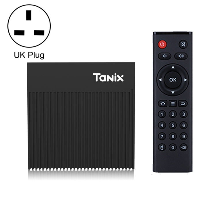 Tanix X4 Android 11 Smart TV Box, Amlogic S905X4 Quad Core, 4GB+32GB, Dual Wifi, BT(UK Plug) - Amlogic S905 by PMC TechLife | Online Shopping South Africa | PMC TechLife | Buy Now Pay Later Mobicred