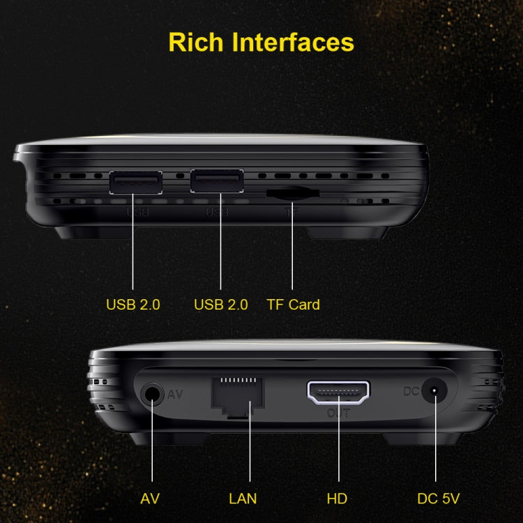 HK1 RBOX-H8S 4K Ultra HD Android 12.0 Smart TV Box with Remote Control, Allwinner H618 Quad-Core, 2GB+16GB(EU Plug) - Others by PMC TechLife | Online Shopping South Africa | PMC TechLife | Buy Now Pay Later Mobicred