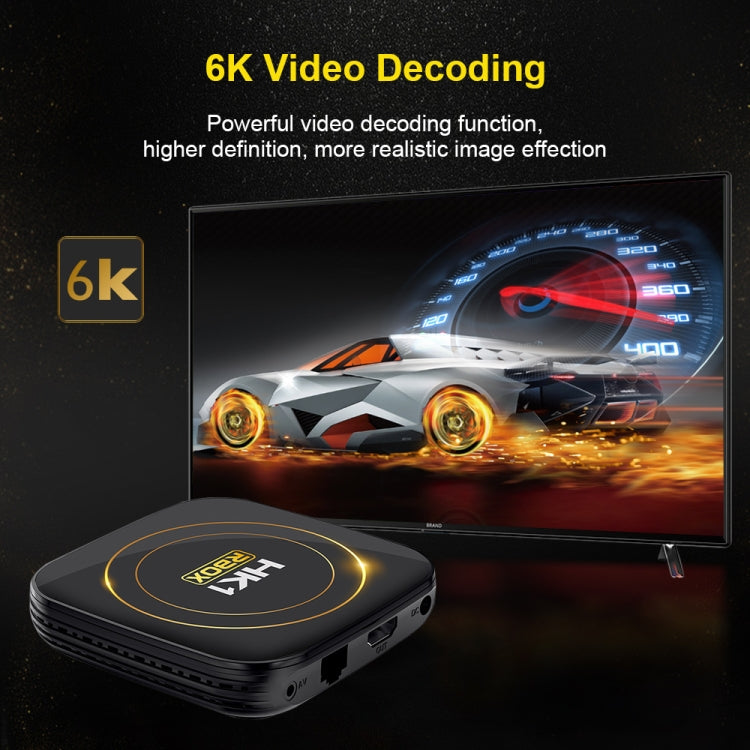 HK1 RBOX-H8S 4K Ultra HD Android 12.0 Smart TV Box with Remote Control, Allwinner H618 Quad-Core, 4GB+64GB(EU Plug) - Others by PMC TechLife | Online Shopping South Africa | PMC TechLife | Buy Now Pay Later Mobicred
