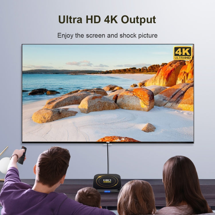 HK1 RBOX-H8S 4K Ultra HD Android 12.0 Smart TV Box with Remote Control, Allwinner H618 Quad-Core, 4GB+64GB(US Plug) - Others by PMC TechLife | Online Shopping South Africa | PMC TechLife | Buy Now Pay Later Mobicred