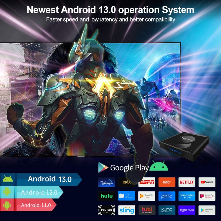 X88 Pro 13 Android 13.0 Smart TV Box with Remote Control, RK3528 Quad-Core, 4G+32GB(UK Plug) - Others by PMC TechLife | Online Shopping South Africa | PMC TechLife | Buy Now Pay Later Mobicred