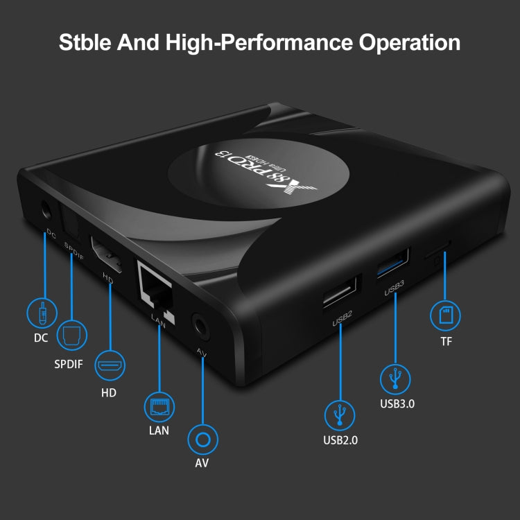 X88 Pro 13 Android 13.0 Smart TV Box with Remote Control, RK3528 Quad-Core, 4G+64GB (EU Plug) - Others by PMC TechLife | Online Shopping South Africa | PMC TechLife | Buy Now Pay Later Mobicred