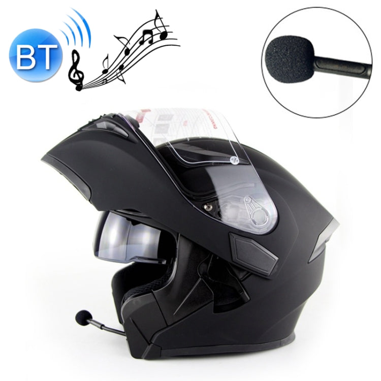 Soman 955 Skyeye Motorcycle Full / Open Face Bluetooth Helmet Headset Full Face, Supports Answer / Hang Up Calls(Matte Black) - free shipping - PMC TechLife - Order now!