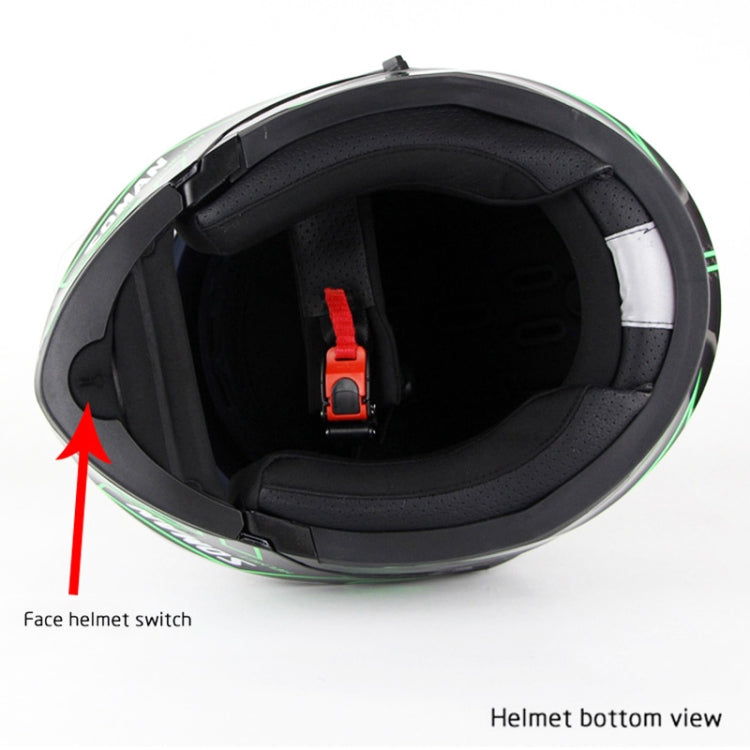 Soman 955 Skyeye Motorcycle Full / Open Face Bluetooth Helmet Headset Full Face, Supports Answer / Hang Up Calls(Black Red) - free shipping - PMC TechLife - Order now!