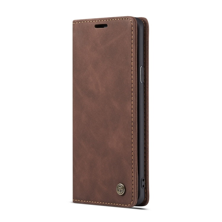 CaseMe-013 Multifunctional Retro Frosted Horizontal Flip Leather Case with Card Slot & Holder & Wallet for Galaxy S8 Plus(Coffee) - Galaxy Phone Cases by CaseMe | Online Shopping South Africa | PMC Jewellery | Buy Now Pay Later Mobicred