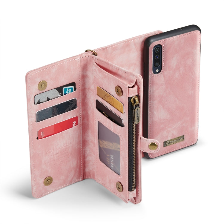 For Samsung Galaxy A70 CaseMe-008 Detachable Multifunctional Flip Leather Phone Case(Pink) - free shipping - PMC Jewellery - Order now!