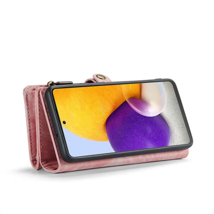 For Samsung Galaxy A70 CaseMe-008 Detachable Multifunctional Flip Leather Phone Case(Pink) - free shipping - PMC Jewellery - Order now!