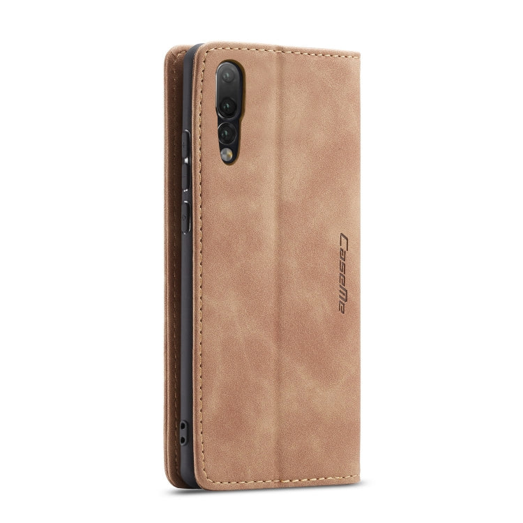 CaseMe-013  Multifunctional Horizontal Flip Leather Case with Card Slot & Holder for Huawei P20(Brown) - free shipping - PMC Jewellery - Order now!