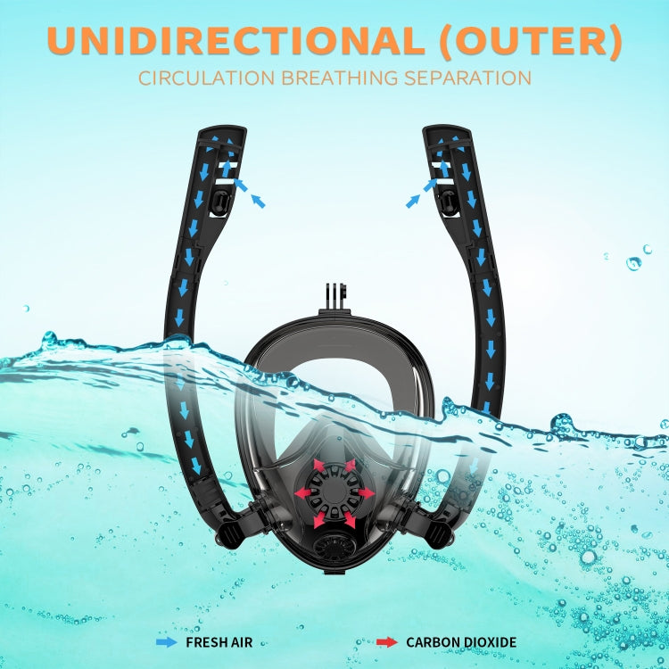 Water Sports Diving Equipment Full Dry Silicone Diving Mask Swimming Glasses for GoPro Hero11 Black / HERO10 Black / HERO9 Black /HERO8 / HERO7 /6 /5 /5 Session /4 Session /4 /3+ /3 /2 /1, Insta360 ON ... ion and Other Action Cameras, Size:S/M(White Pink) - Diving Mask by PMC TechLife | Online Shopping South Africa | PMC TechLife | Buy Now Pay Later Mobicred