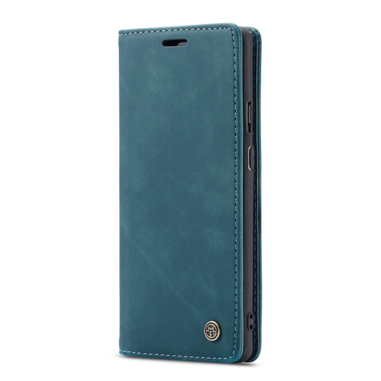 CaseMe-013 Multi-functional Retro Frosted Horizontal Flip Leather Case with Card Slot & Holder & Wallet For OnePlus 7 Pro(Blue) - free shipping - PMC Jewellery - Order now!