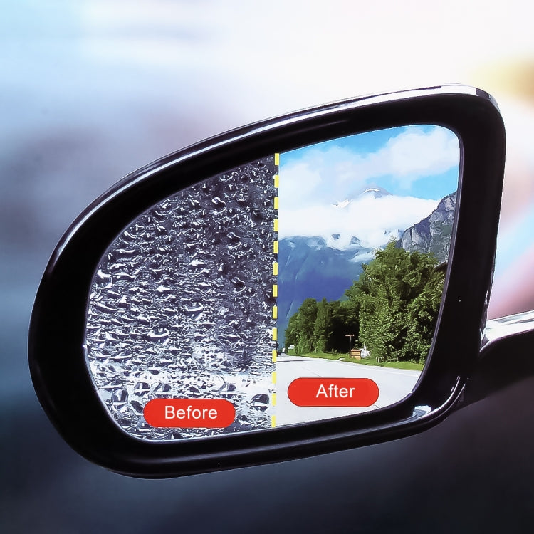 For Peugeot 308 2009-2013 Car PET Rearview Mirror Protective Window Clear Anti-fog Waterproof Rain Shield Film - Auto Film by PMC TechLife | Online Shopping South Africa | PMC TechLife | Buy Now Pay Later Mobicred